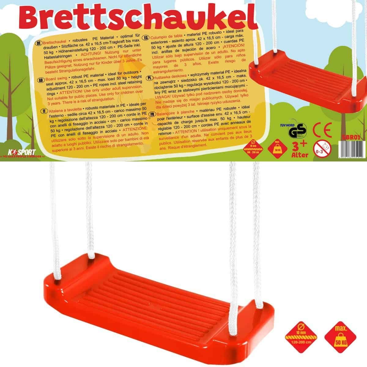 Schommelzitje Rood